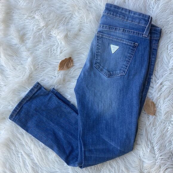 Guess Medium Rise Skinny Distressed Sarah Fit Size 26 - Picture 12 of 12